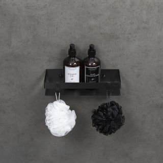 Полка для душа Lemark Shelf line 9772050 чёрный